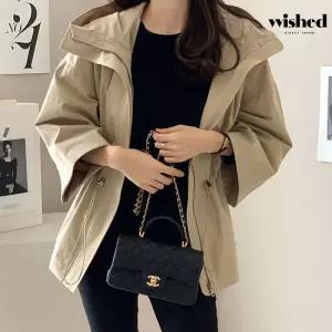 스트링 포인트 투웨이 후드 야상 긴팔 자켓 WIBAJK007 1253538