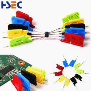 10피스  마이크로 IC 클램프 SOPSOICTSSOPTSOPSSOPMSOPPLCCQFP TQFPLQFP SMD 칩 핀 클립 DIP 미니 소형