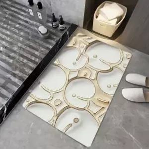 [골드스마일]보송보송 3D 착시 발매트 아트 현관발매트 화장실발매트