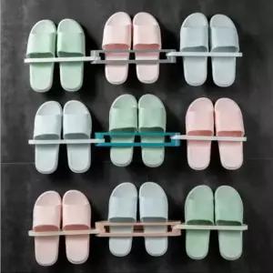 3단 정확도 인테리어 멀티거치대 실내화 무타공 욕실 집들이 사무실
