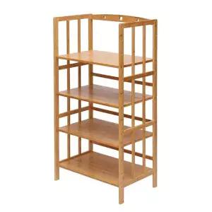 이시아르 원목 대나무 4단 DIY 선반 59cmx117cm 책상정리선반 2단선반 책상선반 내구성선반