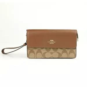 COACH 코치 시그니처 폴드오버 장지갑 (78229) 택 1