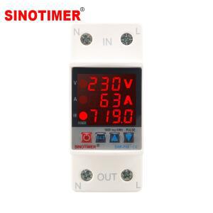 과전압 보호기, 제한 전력계, KWH 에너지 미터, 소비, 220V, 63A, 40A