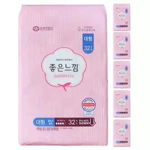 좋은느낌 생리대 오리지널 울트라슬림 날개형 대형 192매