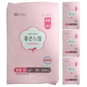 좋은느낌 생리대 오리지널 울트라슬림 날개형 중형 144매