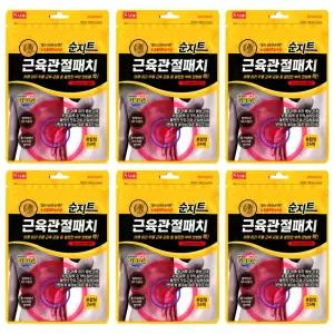 순지트 근육관절패치 혼합형 24매내입X6팩 냉온찜질 통증패치 손목 무릎 허리 근육통완화 (1459)