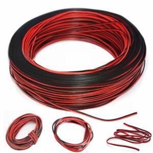 10 미터 전선 주석 22 빨간색 PVC 케이블 도금 LED 와이어 검정색 연장 핀 연장 절연 코드 스트립 구리 AWG 2 전기