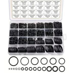 니트릴 O 링 씰 고압 키트 공압 헤비듀티 20가지 자동차 및 세척기 와셔 씰 사이즈 가스 및 DIY 수리용