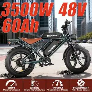 디파워 S8 고급형 3500W48V60Ah 산악 오프로드 전기 자전거 이 눈 사막타기