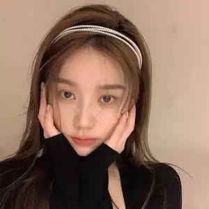 사랑스러운 진수 세줄 데일리 패션 헤어밴드 포인트핀