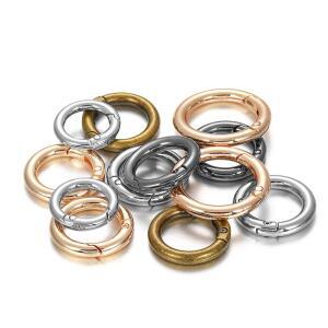 5PCS 금속 스프링 쥬얼리 커넥터 체인 체인 클립 버클 DIY 개방형 만들기위한 CLASPS CARABINER 가방
