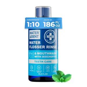 농축 물 치실 린스 구강 청결제 세정제에 추가 민트 향 희석 시 186 fl.oz 알코올 및 불소 없음 1 16.9