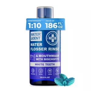 농축 물 치실 헹구기 및 구강 청결제 치아 미백 추가 과일 향 1팩 16.9 fl.oz 과산화물 없음 미국산