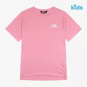 [노스페이스키즈]노스페이스 키즈 틴 선라이저 반팔 티 PINK NT7US41U