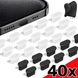 충전단자보호캡 140PCS 방진 콘센트 호환 S26용 먼지 커버 USB 실리콘 16 충전 삼성제품 포트 17 보호기