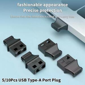 충전단자보호캡 510PCS USB 포트 핸들 소켓 먼지 방지 커버 노트북 캡용 콘센트 미사용 컴퓨터