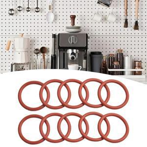 DELONGHI 커피 용 10PCS 3MM CS4 링 고무 O 빨간색 VMQ 가스켓 두께 6X35X4 4 씰 3MM 43 O 실리콘 ORING 링 3MM