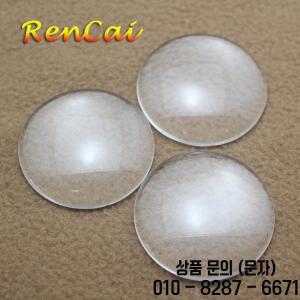 DIY 참 보석 만들기용 20mm 라운드 플랫 백 투명 유리 숑 500 개