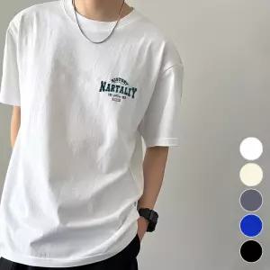 [센트럴몰]영문 레터링 반팔 티셔츠 스트릿