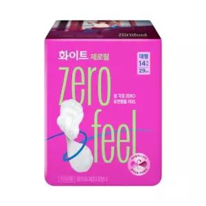 화이트 제로필 생리대 대형 14P 1개입