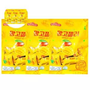 250g 일광 망고젤리 3개 모양 망고 젤리 과일 맛