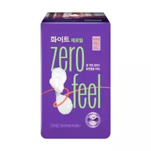 화이트 제로필 생리대 특대형 15P 1개입