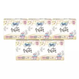 쏘피 바디피트 내몸에 순한면 생리대 중형 16P 5개입