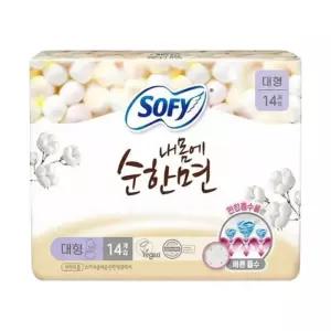 쏘피 바디피트 내몸에 순한면 생리대 대형 14P 1개입
