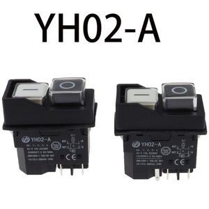 YH02-A 블랙 방수 전마그네틱 스위치 KJD16 KLD-28protection 스타터 안전 교체 가능 AC 250V 16A 45 핀 1