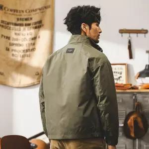 솔저스2 남자 바람막이 점퍼 빈티지 카고 아우터 봄가을 루즈핏 캐주얼 사파리 트레이너 그린 재킷 가을 OP