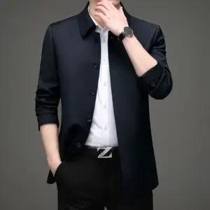 슬램덩크 남친 하프 캐주얼 가을 트렌드 코트 슬림핏 트렌치 터틀넥 HO3