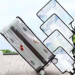 여행용 투명 캐리어 커버 기내용 방수 캐리어 커버 28인치 보호
