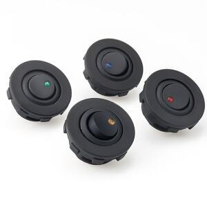 ONOFF 라운드 로커 토글 LED 스위치 3 핀 12V 20A 자동차 대시 보드 보트 트럭 푸시 버튼