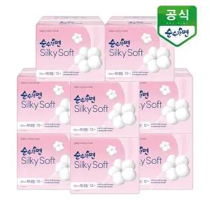 [깨끗한나라]순수한면 실키소프트 생리대 특대형 12P x 8팩