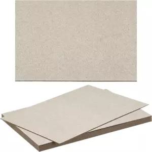 IKIL 7x5x004 칩보드 시트 0Pcs 40PT 두꺼운 북보드 바인더 책 제본 커버용 견고한 용품 회색