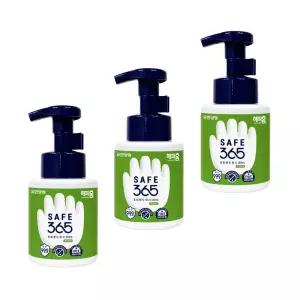 [유한양행] 해피홈 SAFE365 핸드워시 250ml 용기(그린샤워향) x 3개