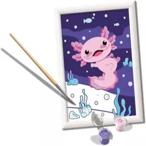 레이븐스버거 숫자 키트의 Axolotl CArt 페인트 7세 이상 를 위한 있고 쉬운 DIY 아트 생일 및 공휴일을