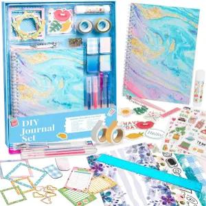 여자들을 위한 ERLS DIY 저널 키트 생일 선물 6 7 8 9 0 2 세 소녀 0대 청소년을 미술 공예 스크랩북