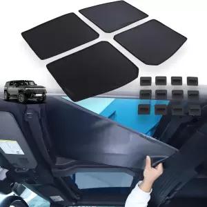 선루프 선쉐이드 허머 EV 2024 2026 SUV 자동차 실내 윈드실드 스틸 와이어 메모리 단열재 열 차단 UV
