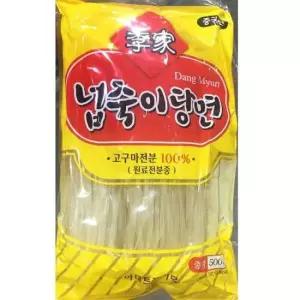 녹두당면 업소용 식당 식자재 이가 당면 실온보관 500g X4