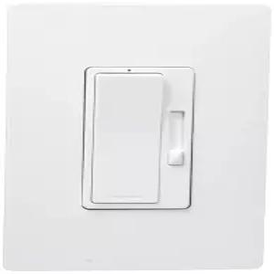 레그랑 래디언트 450W 프리셋 데코레이터 로커 LED 디머 라이트 스위치 로케이터 및 나사 없는 벽판 디밍