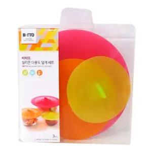 비비또 실리콘 다용도 덮개세트 3P vMt7+2DNa