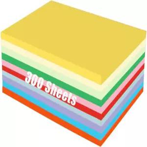 300장 컬러 종이 A4 종이접기 프린터 복사 DIY 공예 스크랩북 오 83인치 X 7인치 0가지 다양한 색상 (70
