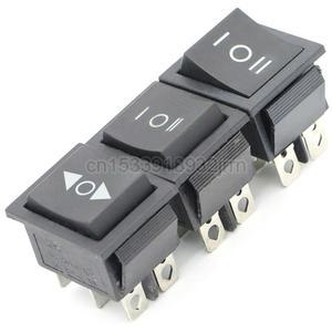 푸쉬락스위치 푸쉬온 1PCS KCD4 25X31MM 블랙 ONOFFON 125VAC 250V 위치 로커 이중 리셋래치 16A 20A 스위치