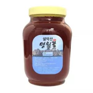 건강 설악산 명월꿀 사양 밤나무꿀 2.4kg