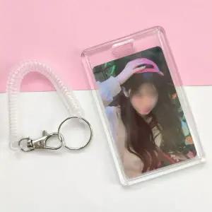 [하프클럽/]포토 카드 키링 포카 포토 아크릴 사진 교통 케이스 홀더 사원증