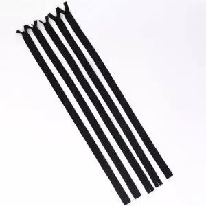 미싱부자재 콘솔지퍼 블랙 60cm 5P