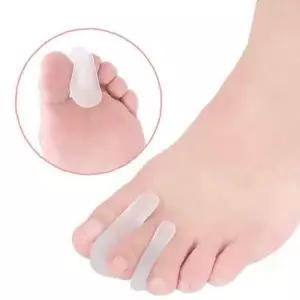 발가락 교정 실리콘 분리 보호대 엄지 발가락 겹침 방지 풋케어 완화 일상 착용