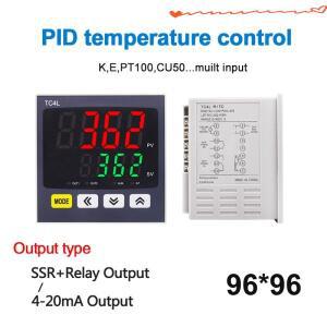 LCTC PID 온도 컨트롤러 SSR + RELAY 4-20mA 출력 다중 72x72 디지털 패널 지능형 계기 레귤레이터