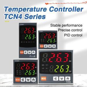 디지털 온도 조절기 SSR+RELAY 출력 범용 TC4S PID 컨트롤러 레귤레이터 110VAC 220V